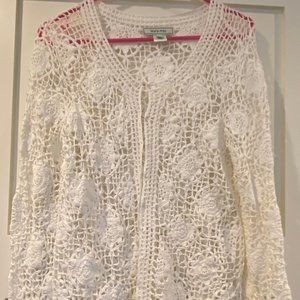 Crocheted cardigan